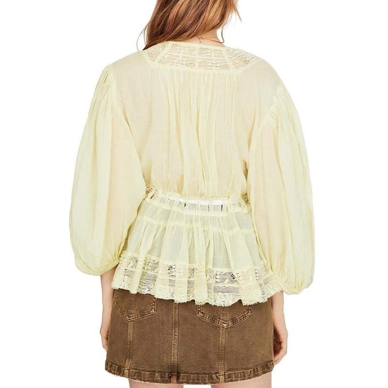 ANNI Tie-Dye T-Shirt Collection - Blue White Light Green S M L XL - 5% Elastane 95% Polyester - Fall Fashion - Stylish Comfortable Trendy Casual Wear Fashion Womenswear Blouse Top